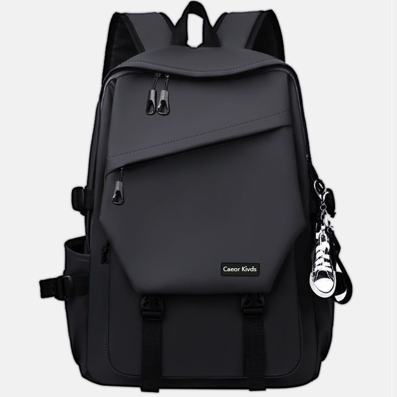 Backpack men's backpack College student fashion trendy lightweight large capacity Japanese Oxford cloth leisure travel backpack