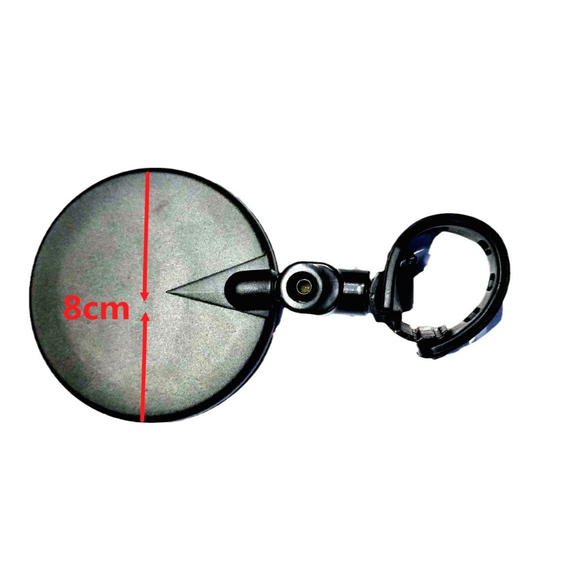 Bicycle Rearview Mirror wide-angle convex mirror bicycle reflector mountain bike rearview mirror silicone handle rearview mirror