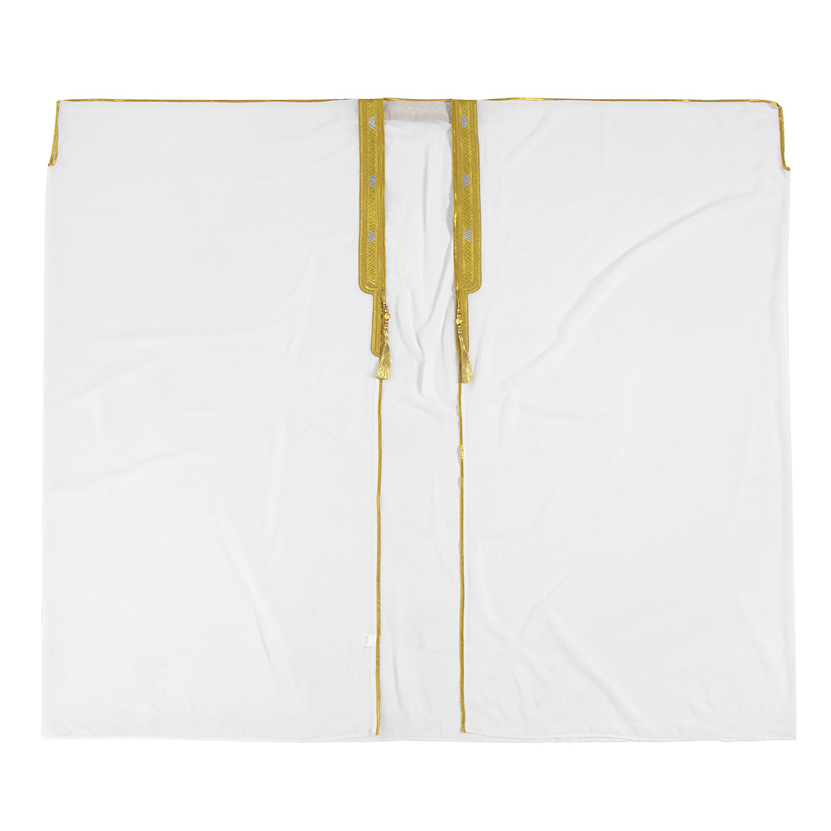 Factory in stock men's robe, TH834, Arabic men's embroidered long sleeve hanging beard gold bead chiffon outerwear