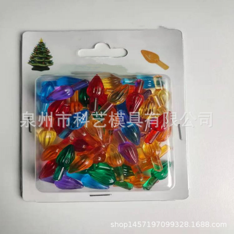 Новое керамическое рождественское украшение маленькая лампочка светящаяся вставка светопропускающая лампочка украшение DIY праздничные аксессуары