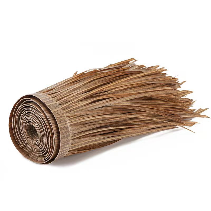 Spot Thatch Pe Plastic Thatch Factory Direct Sales Flame Retardant Fireproof Thatch Scenic Roof Decoration Artificial Thatch