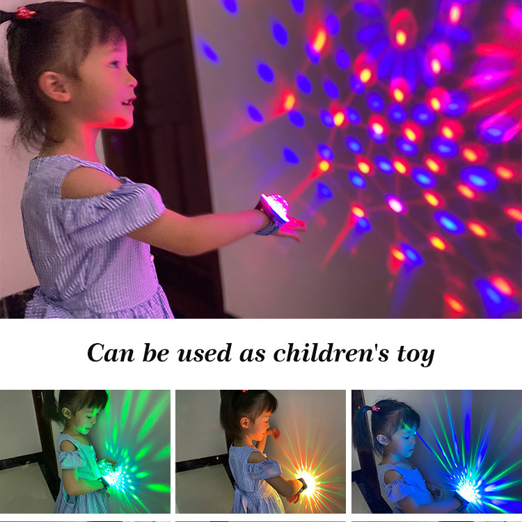 Wrist lights Smurf USB lights 5V rechargeable wearing lights car supplies car suction cup watch atmosphere lights