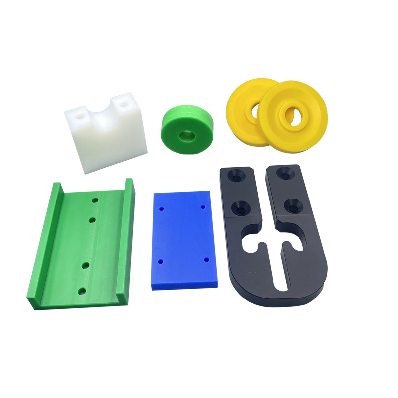 Polyethylene Special-Shaped Parts High-Precision up Processing Parts Black Polyethylene Pad Slider Cnc Lathe Processing Parts