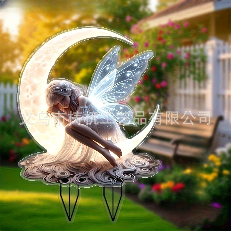 Кросс-бордерная креативная акриловая подставка для декора Лунная фея домашний декор для кафе настольные поделки подарок для дома