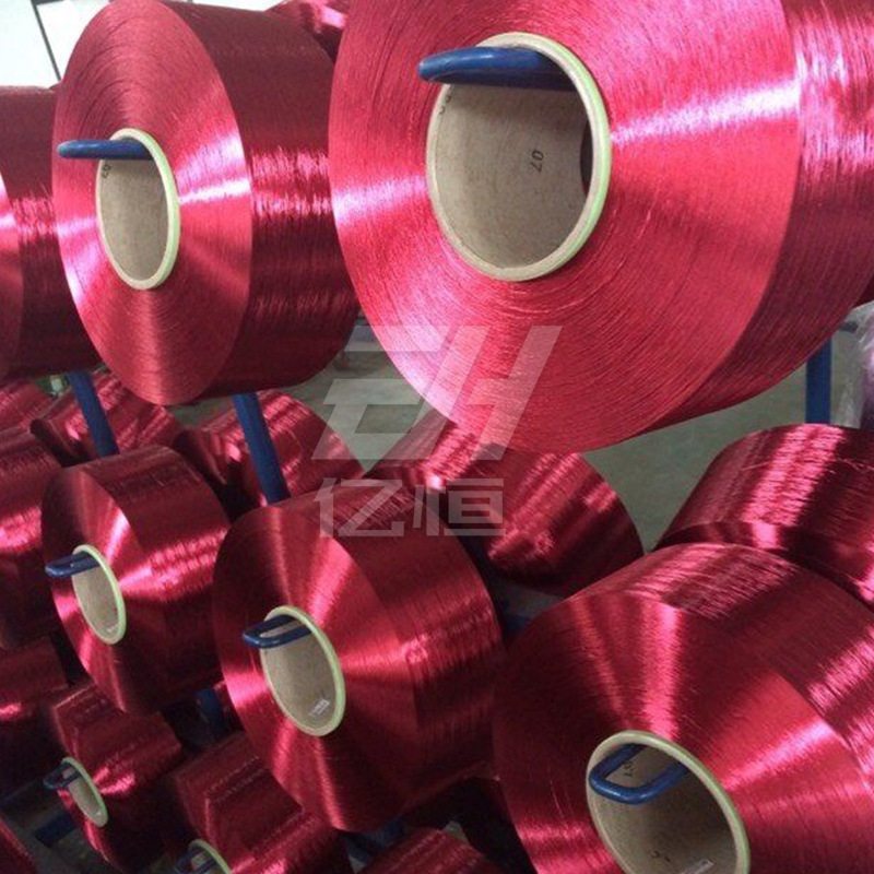 Нейлон 6 FDY 420d высокопрочный шелк полусветлый легкий промышленный шелк черного цвета нейлон 6 высокопрочный шелк