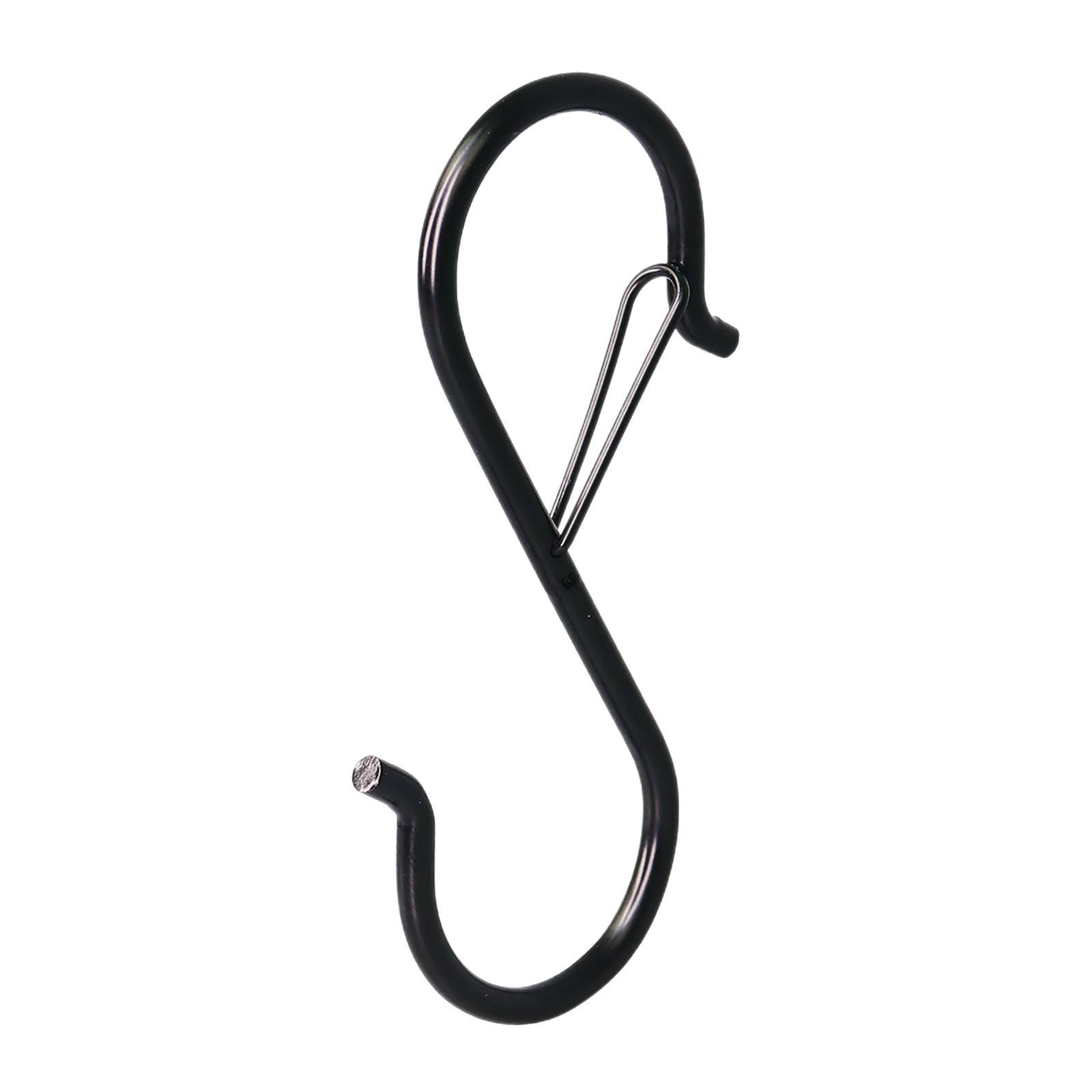 Hook s hook spring buckle kitchen bathroom balcony drying flower basket clothes hat bag anti-hook storage hook