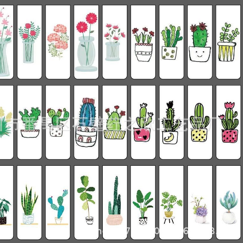 Factory wholesale do goods free design all kinds of style Magnetic folding bookmarks Amazon Star Planet bookmarks