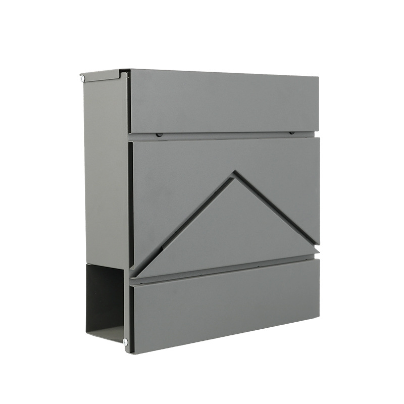 Villa Mailbox Outdoor Wall-Mounted Newspaper Magazine Mailbox Complaint Retro Lockable Large Letter Box Available for Wholesale