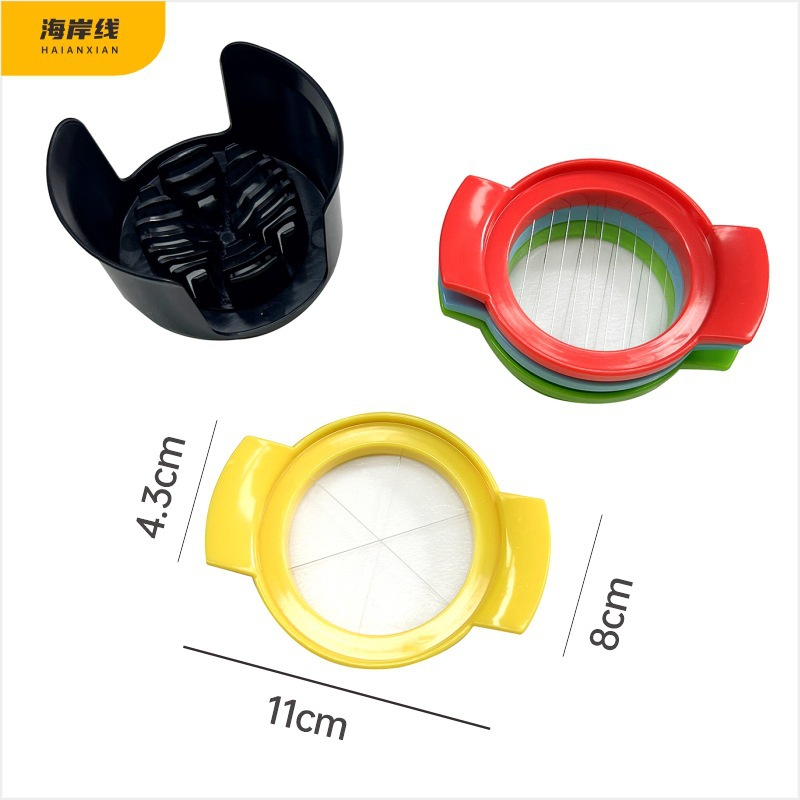 Cross-Border Popular Egg Slicer Stainless Steel Multifunctional Household Preserved Egg Slicer Divider Egg Slicer