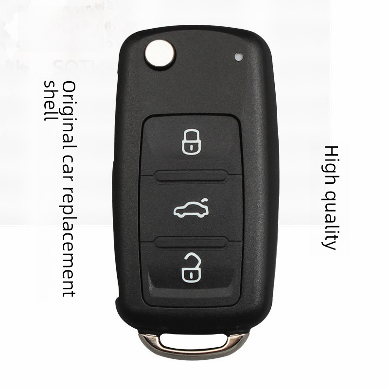 Suitable for Volkswagen key shell 202AD3 key key shell Sagitar Lavida folding remote control key shell