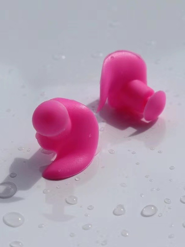 Shark Fin Earplugs Swimming Waterproof Earplugs Silicone Earplugs Spiral Earplugs Sleep Noise Reduction Earplugs Silicone Three-layer