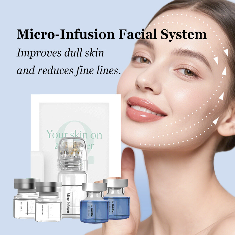 Набор эссенций для лица с микроинъекцией, укрепляющий, против морщин, осветляющий, увлажняющий, горячая продажа на международном рынке OEM