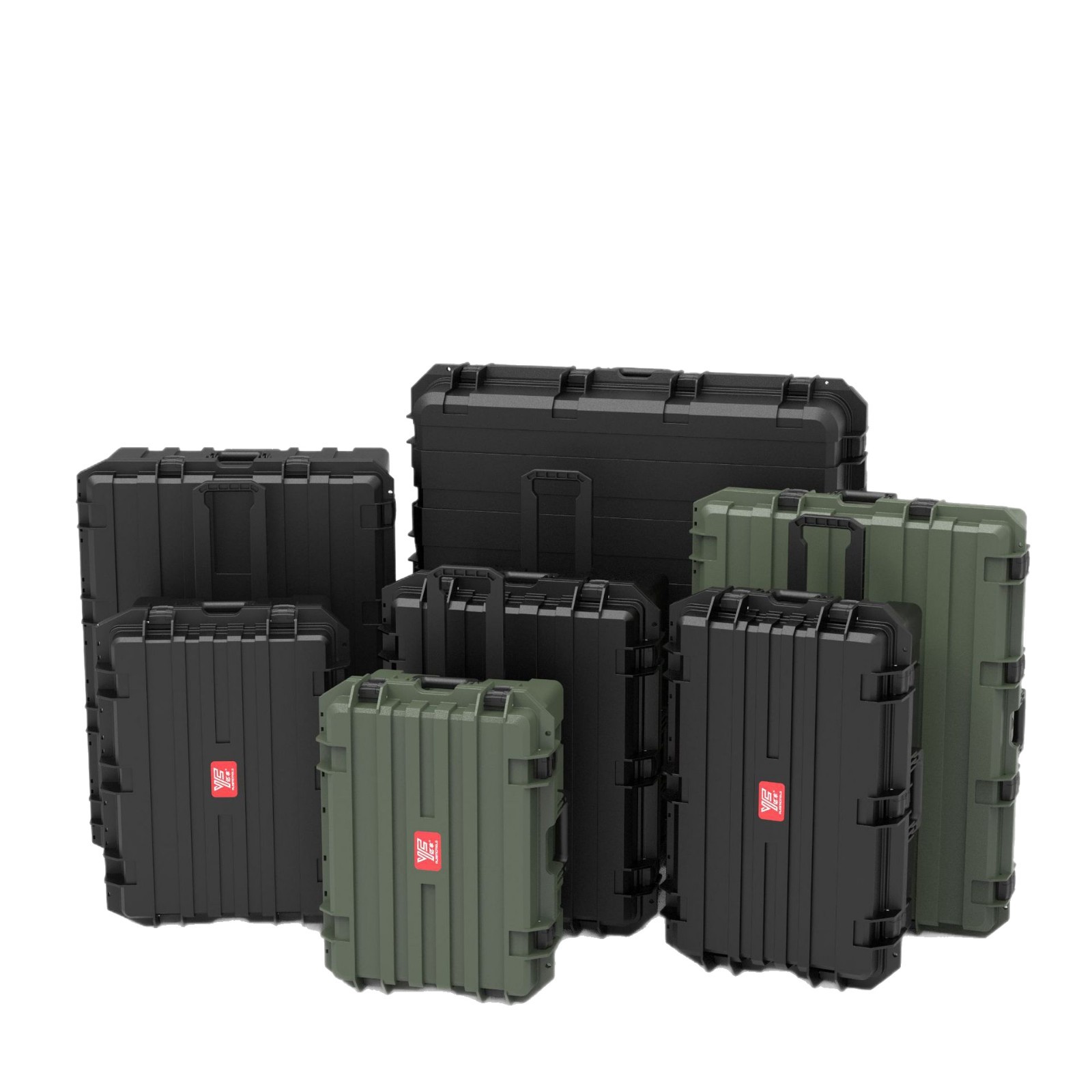 Yifeng Pull Rod Type Three Waterproof Instrument Equipment Protective Box Yf-6043/6548/7255/8866/110100