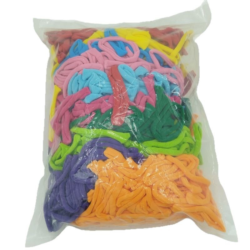 Manufacturers elastic woven towel ring DIY rope ring woven elastic rope woven toys children's creative matching rubber band