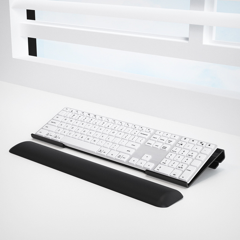 Ergonomic Keyboard Stand Elevated Z-shaped Keyboard Stand Desktop Stand Tilt Transparent Acrylic Keyboard Holder