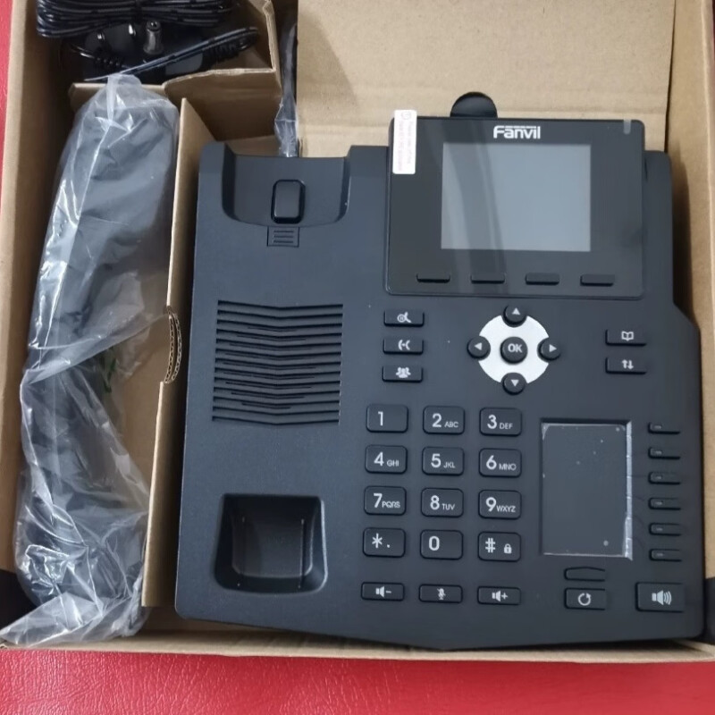 Fanvil X4 X5 X6 J7C Большой экран Стильный IP телефон Сетевой телефон Двухцветный экран