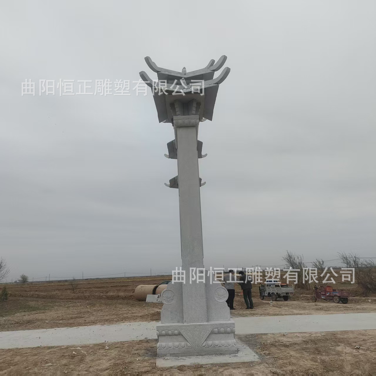 Stone Carved Archway, White Marble Household Gate, Granite Antique Building, Marble Village Entrance Handmade