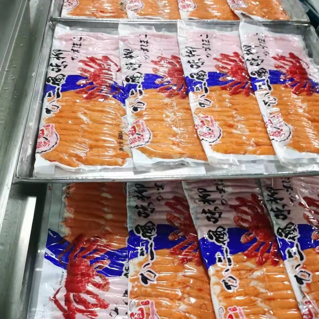 Crab Crown Li Two Flavors Crab Stick Sushi Cuisine Crab Stick Pine Leaf Crab Stick Crab Meat Stick Delicious as Ever 500g