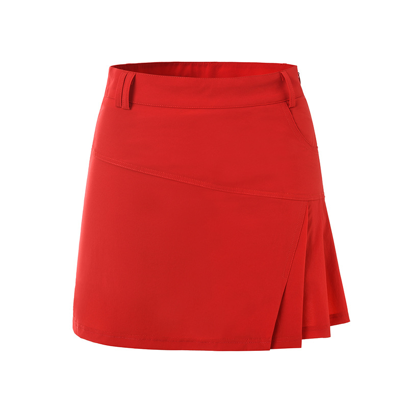 In-Stock Women's Golf Clothing Quick-Dry Faux Two-Piece Summer Pleated Sports Skirt High-Waisted