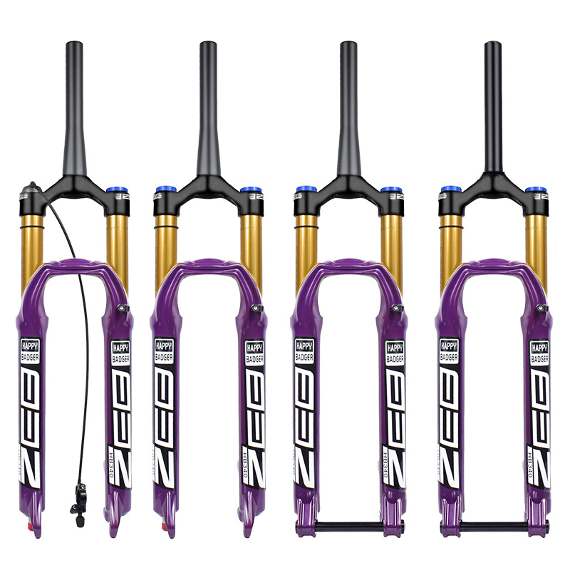 34 Tube 26/27.5/ 29inch Mountain Bike Air Fork Am Super Soft Shock Absorber Fork Shock Absorber Fork Maintenance-Free Oil Spring Integrated