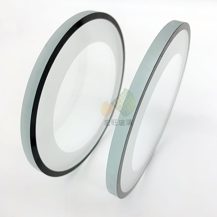 Lawn lamp silk screen flat glass 8mm tempered glass lamp ultra-white glass for explosion-proof products