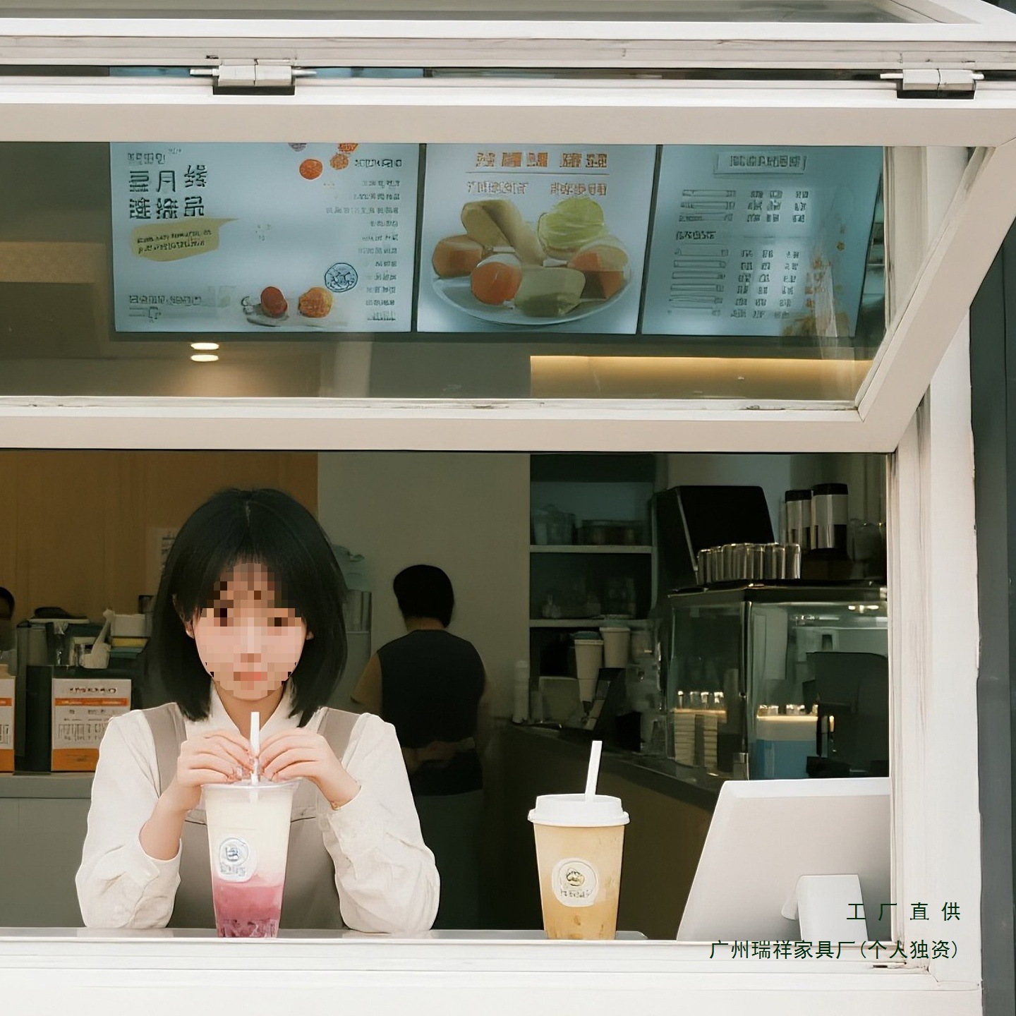 Household up and down Folding Window Aluminum Alloy Arbitrary Hovering Easy Lifting Kitchen Restaurant Partition Flip-Up Window Customization