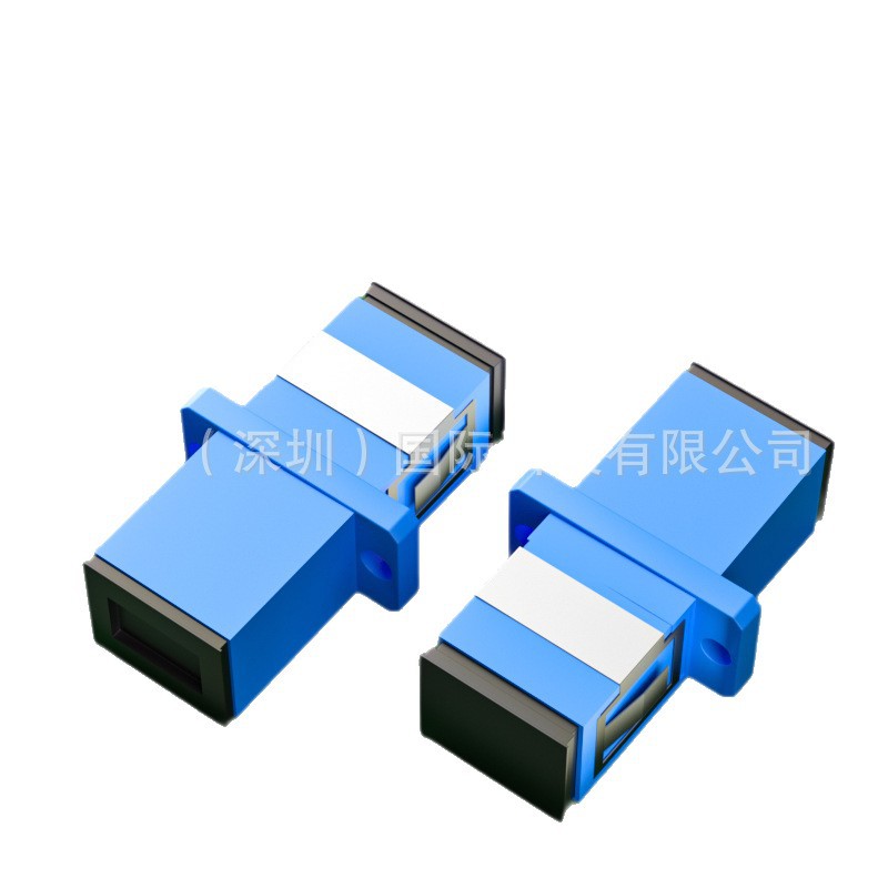 Fiber Optic Sc Simplex Flange Adapter Coupler Flange Connector Carrier-Class Extension Butt Connector Adapter