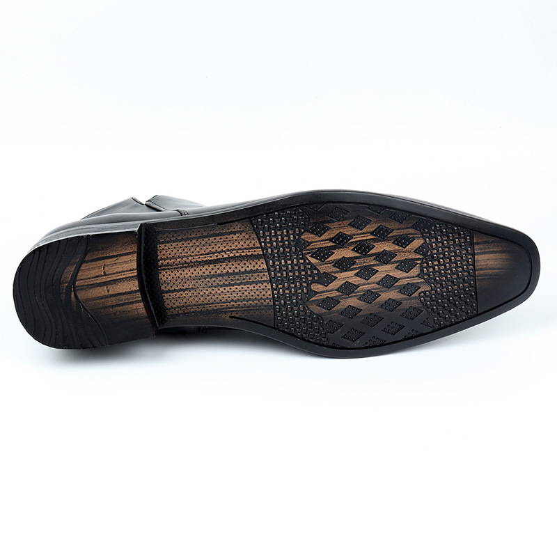 Men's Chelsea Boots Foreign Trade Small Square Men's Shoes All-match Fashion Cross-border Men's Ankle Boots