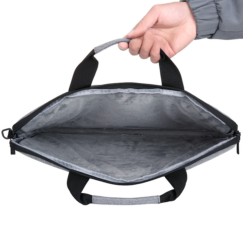 Lightweight Portable Shoulder Ultrabook Inner Bag Shoulder Crossbody Laptop Bag 15.6 Inch Waterproof Oxford Cloth