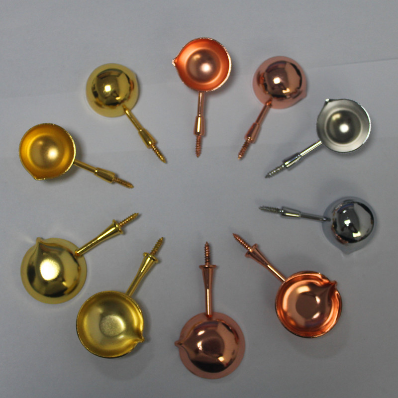 Stamping processing fire paint spoon hollow round fire paint furnace metal parts seal small furnace hardware parts