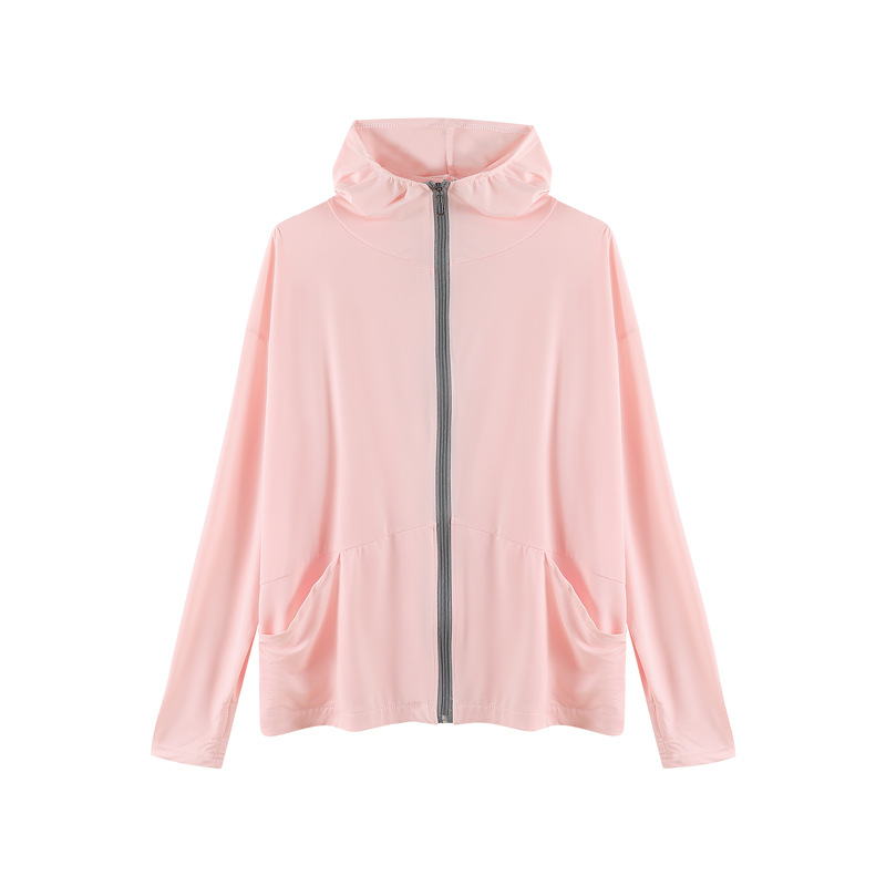 2025 Ice Silk Thin Breathable Cool Sun Protection Clothing Women's Summer New Easiest for Match Anti-Uv Cycling Sun Protection Jacket