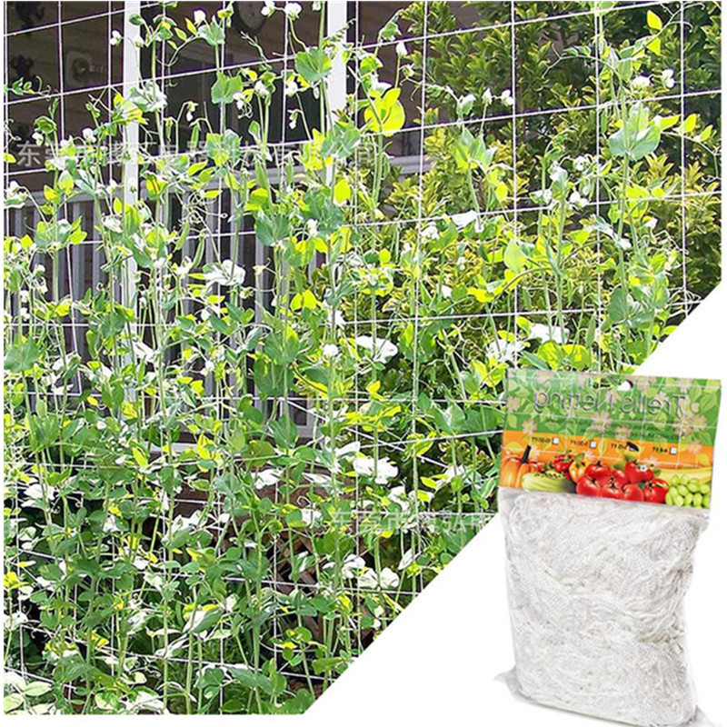 Cross-Border Plant Mesh Net Heavy-Duty Polyester Plant Support Vine Climbing Hydroponic Garden Net Multi-Purpose Climbing Vine Net