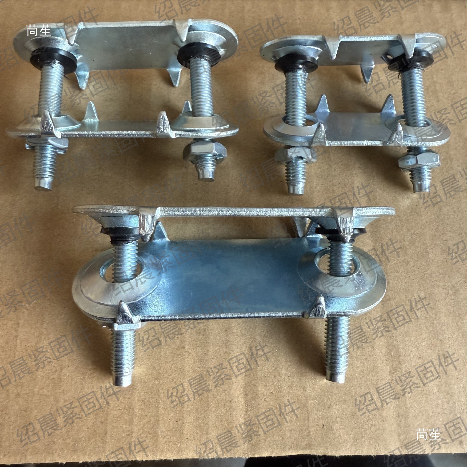 Conveyor Belt Buckle Connector Repair Plastic Pad Flat Buckle Screw Complete Set of National Standard Belt Clamp