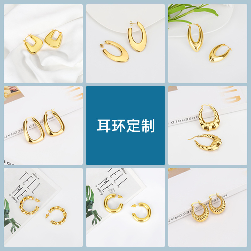 Source jewelry manufacturers titanium steel necklace custom drawings to sample processing stainless steel jewelry custom OEM processing