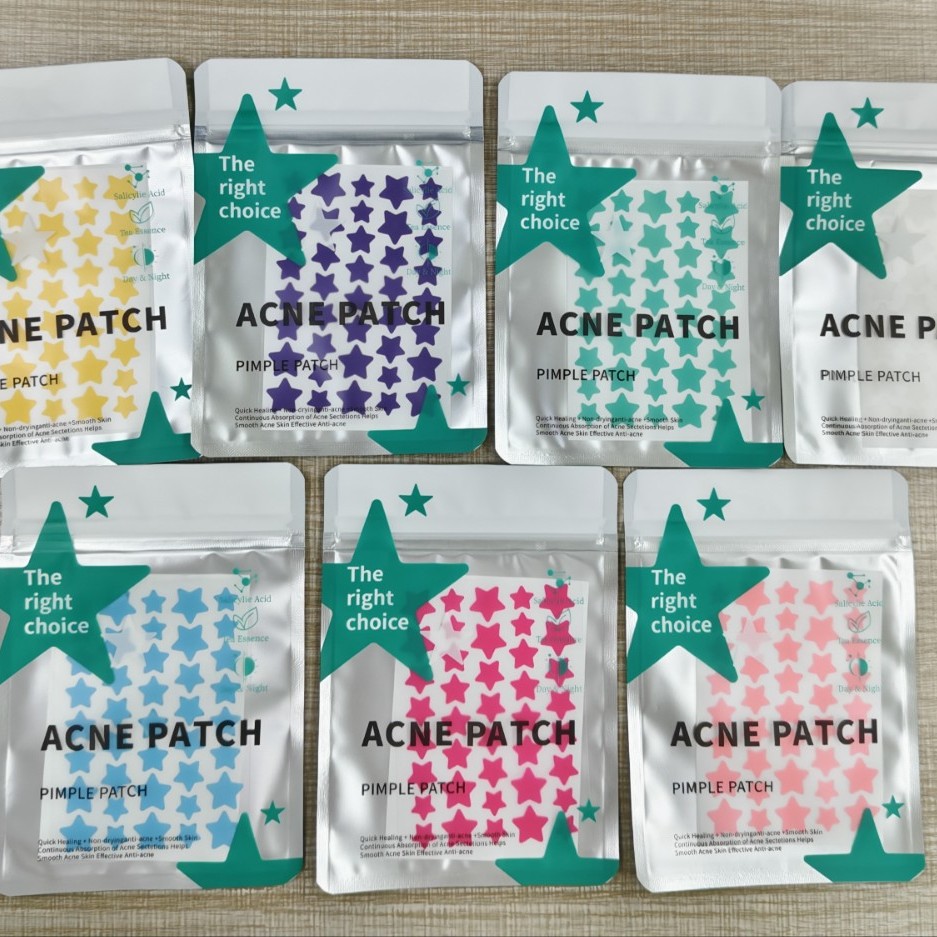 Производитель звездных патчей для удаления шрамов от акне, гидроколлоидные патчи, эксклюзивная поставка, пентаграмма, патчи с маслом для маскировки, поглощающие гной