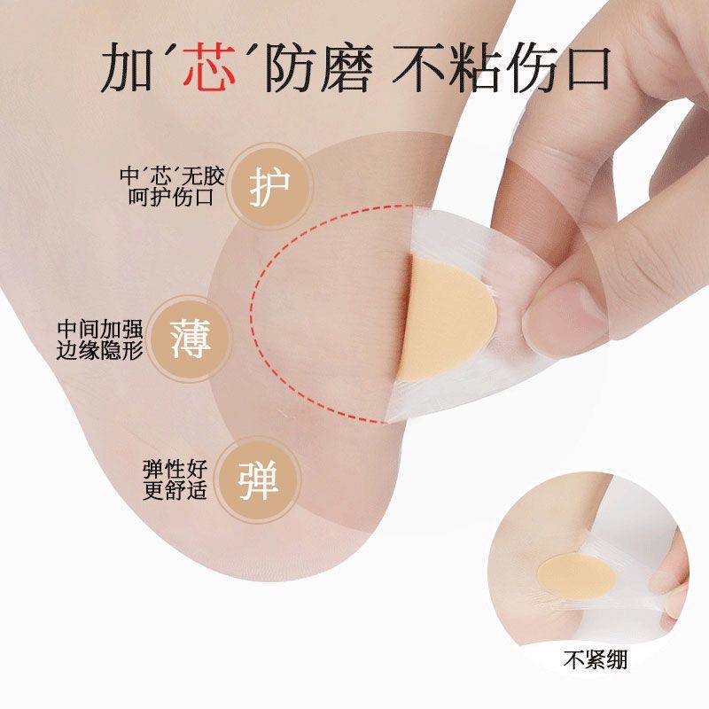 Heel Sticker PU Waterproof Transparent Invisible Anti-abrasion Foot Artifact Heel Anti-abrasion Sticker Heel Heel Skin