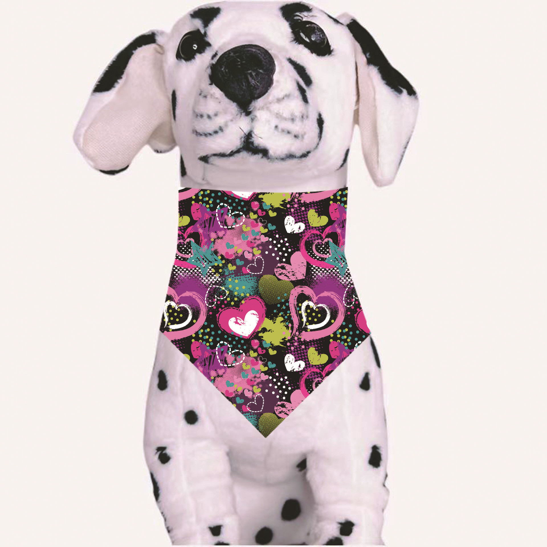 Cross-Border Valentine's Day Pet Saliva Towel Pet Bib Saliva Towel Dog Saliva Towel Pet Bib Manufacturer Wholesale