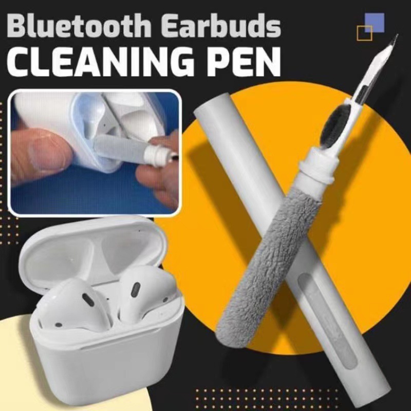 Headphone Cleaning Pen Earplugs Mobile Phone Push-pull Telescopic Pen Dust Brush Digital Computer Keyboard Cleaning Pen