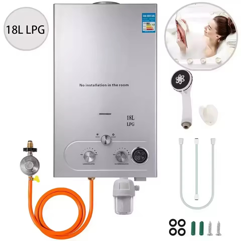 Factory direct gas water heater natural gas water heater instant burning copper water tank water heater