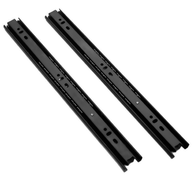 Three-Section Drawer Track Slide 10-Inch 35 Wide Guide Rail Slide Wardrobe Keyboard Guide Rail Silent Thickeneded Household Slide Rail