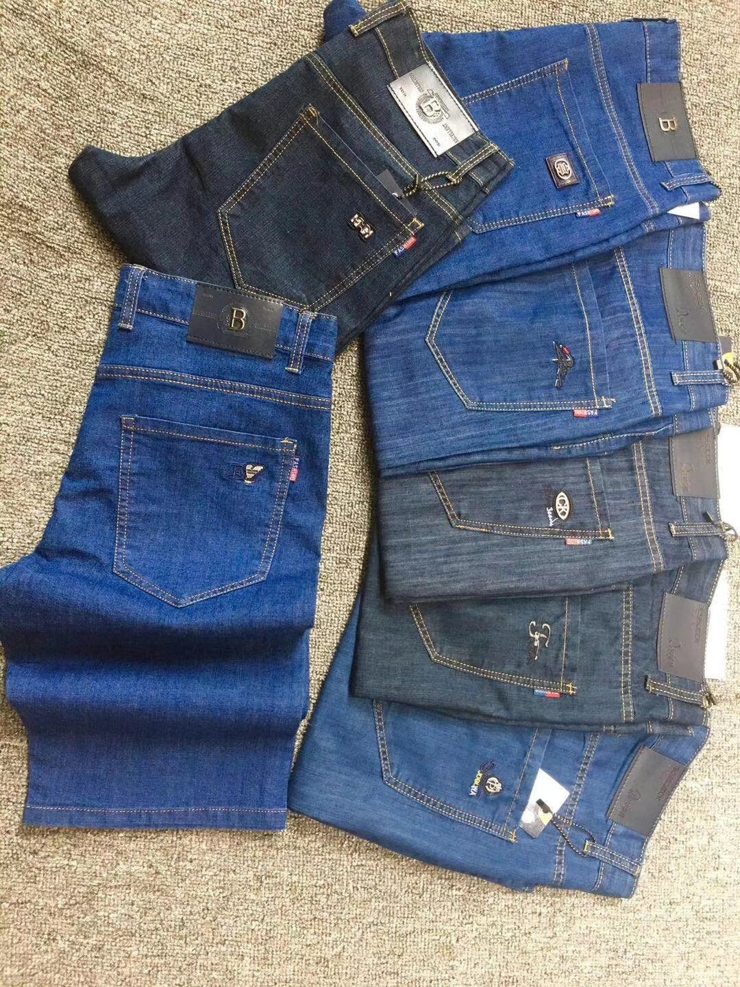 2025 Summer Business Loose Denim Shorts Men's Straight-Leg Construction Site Wear Slightly Defective Business Trousers Special for Work