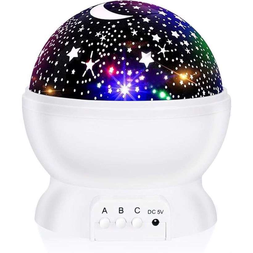 Amazon Hot Selling Hot Products Star Light Rotating Creative Gift Projection Lamp Indoor Children's Gift Nightlight
