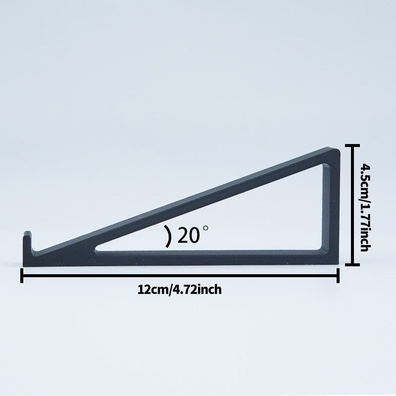 Keyboard Riser Stand for Typing, Elevated Display Stand, Keyboard Riser Tilt Stand, Non-Slip Riser Stand, Countertop Storage Rack