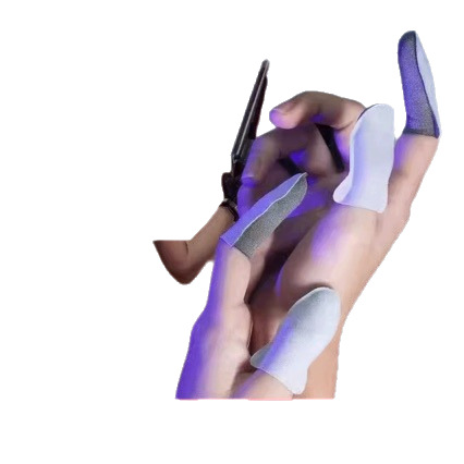 Ebay Africa K1931 Yuyi Silver Cloth Game Finger Sleeves Non-Slip Ultra-Thin Self-Supporting Equipment Joystick Handle