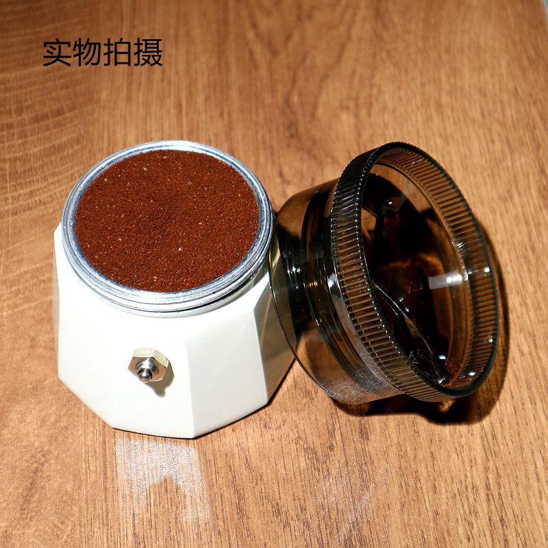 Mocha pot cloth powder device new coffee pot powder ring non-pressure rotating flat fast cloth powder non-powder cloth powder device