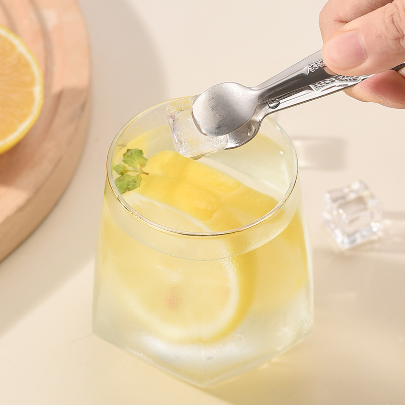 304 stainless steel ice clip sugar clip thickened 11cm no burr food clip towel clip ice pliers ice bucket clip