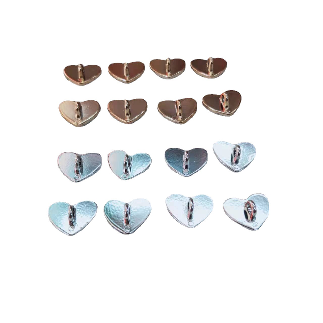 Recommend factory direct love buckle (gold, silver)