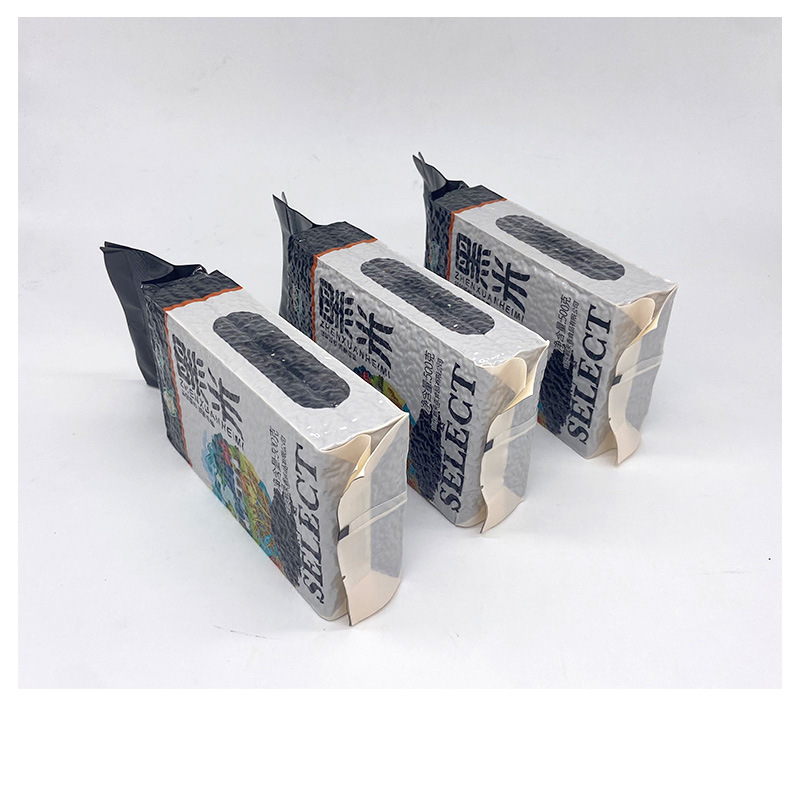 Black Rice Wholesale 500g Northeast Black Fragrant Rice Black Brown Rice Grains Live Broadcast Factory Direct Supply He Laixiang Oem