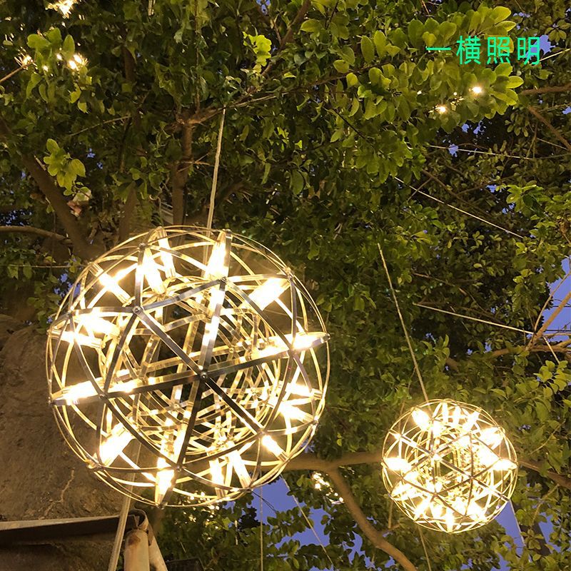 Светильник в форме шара Spark Ball, популярный в интернете, люстра для ресторана, лестничная люстра, для свадебных торжеств