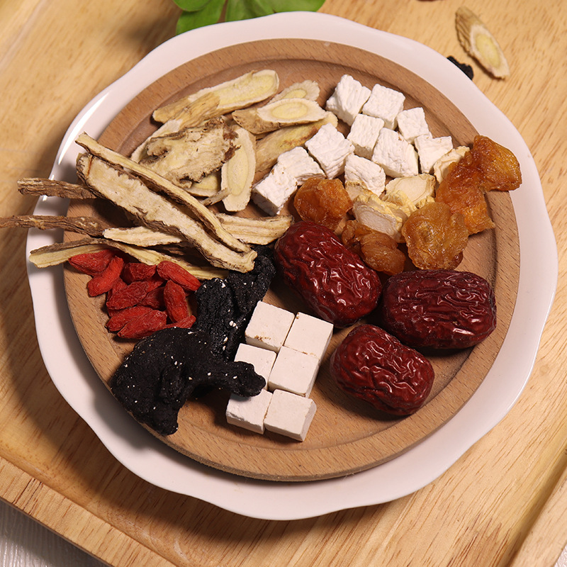 American Ginseng, Polygonatum Odoratum, Jujube Kernel, Polygonatum Odoratum, Nourishing Soup Package, Guangdong Soup Ingredients, Medicinal Stew for Women